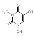 5-hydroxy-1,3-dimethyl-pyrimidine-2,4-dione structure