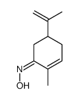 [S-(E)]-2-methyl-5-(1-methylvinyl)cyclohex-2-en-1-one oxime Structure