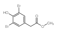 2-(3,5-二溴-4-羟基苯基)乙酸甲酯结构式