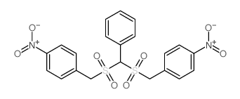 Toluene, a,a-bis[(p-nitrobenzyl)sulfonyl]- (8CI) structure