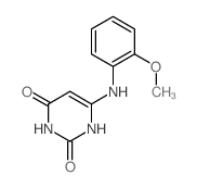 6-[(2-methoxyphenyl)amino]-1H-pyrimidine-2,4-dione Structure