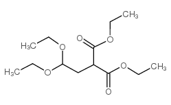3,3-二乙氧丙烷-1,1-二羧酸二乙酯结构式