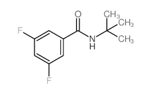 N-tert-Butyl-3,5-difluorobenzamide结构式