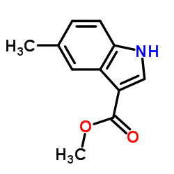 Methyl 5-methyl-1H-indole-3-carboxylate structure
