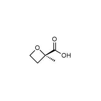 (R)-2-methyloxetane-2-carboxylic acid Structure