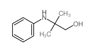 1-Propanol,2-methyl-2-(phenylamino)- Structure