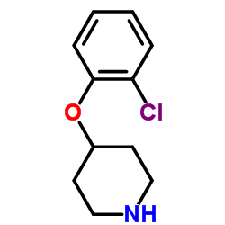 4-(2-Chlorophenoxy)piperidine structure