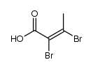 (Z)-2,3-Dibromo-2-butenoic acid结构式