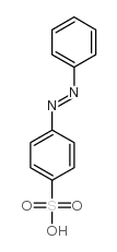 Benzenesulfonic acid,4-(2-phenyldiazenyl)- Structure