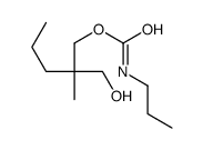 2-Methyl-2-propyl-1,3-propanediol 1-(propylcarbamate)结构式