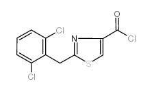 2-(2,6-二氯苄基)-1,3-噻唑-4-羰酰氯图片