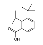 2,3-ditert-butylbenzoic acid结构式