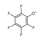 pentafluorophenolate anion Structure