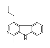 1-methyl-4-propyl-9H-pyrido[3,4-b]indole Structure