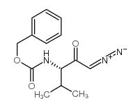 (3s)-3-z-amino-1-diazo-4-methyl-2-pentanone结构式