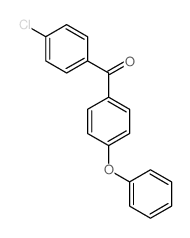 Methanone, (4-chlorophenyl)(4-phenoxyphenyl)- Structure