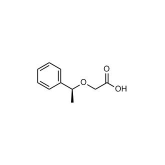 (S)-2-(1-苯基乙氧基)乙酸结构式