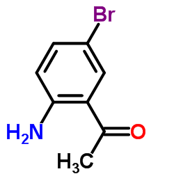 2-氨基-5-溴苯乙酮结构式
