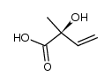 (S)-2-Hydroxy-2-methylbutenoic acid Structure