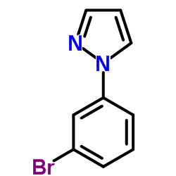 1-(3-溴苯基)-1H-吡唑结构式