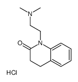 dimethyl-[2-(2-oxo-3,4-dihydroquinolin-1-yl)ethyl]azanium,chloride结构式