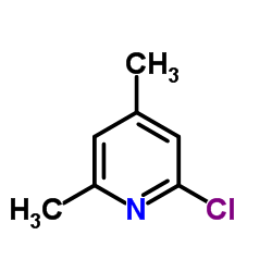 2-氯-4,6-二甲基吡啶结构式