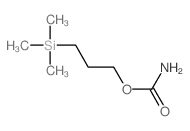 1-Propanol,3-(trimethylsilyl)-, 1-carbamate结构式