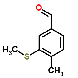 4-methyl-3-(methylthio)benzaldehyde Structure