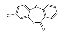 8-chloro-10,11-dihydrodibenzo[b,f][1,4]thiazepine-11-one结构式