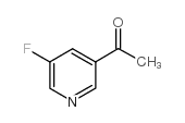 1-(5-氟-3-吡啶基)-乙酮结构式