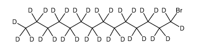 溴代十四烷-D29结构式