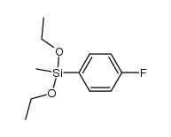 4-fluoro-1-(diethoxymethylsilyl)benzene Structure