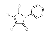 2 3-DICHLORO-N-PHENYLMALEIMIDE Structure