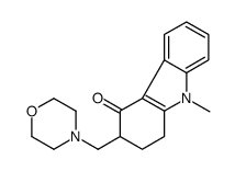 9-methyl-3-(morpholin-4-ylmethyl)-2,3-dihydro-1H-carbazol-4-one结构式