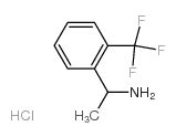 1-(2-三氟甲基苯基)乙胺盐酸盐结构式
