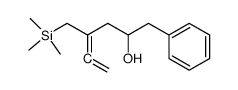1-Phenyl-4-trimethylsilanylmethyl-hexa-4,5-dien-2-ol结构式