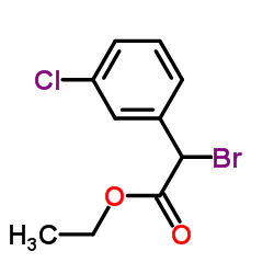 Ethyl bromo(3-chlorophenyl)acetate Structure