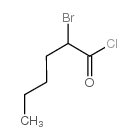 2-溴己酰氯结构式