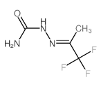 Hydrazinecarboxamide,2-(2,2,2-trifluoro-1-methylethylidene)- Structure