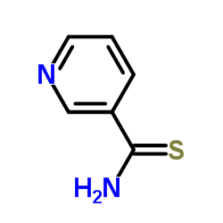 3-Pyridinecarbothioamide Structure