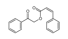 phenacyl 3-phenylprop-2-enoate结构式
