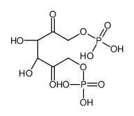 [(3S,4S)-3,4-dihydroxy-2,5-dioxo-6-phosphonooxyhexyl] dihydrogen phosphate Structure