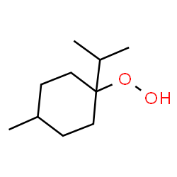1-Isopropyl-4-methylcyclohexyl hydroperoxide Structure