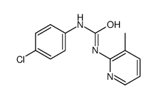 1-(4-Chlorophenyl)-3-(3-methyl-2-pyridinyl)ure结构式