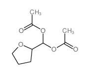 [acetyloxy-(oxolan-2-yl)methyl] acetate Structure