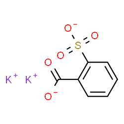 2-sulfobenzoic acid, dipotassium salt Structure
