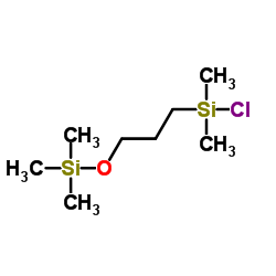 3-(trimethylsiloxypropyl)dimethylchlorosilane Structure