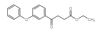 ETHYL 4-OXO-4-(3-PHENOXYPHENYL)BUTYRATE结构式
