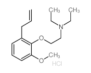 N,N-diethyl-2-(2-methoxy-6-prop-2-enyl-phenoxy)ethanamine picture