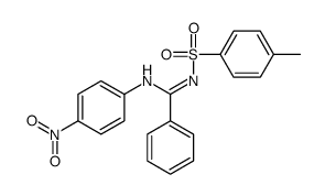 N'-(4-methylphenyl)sulfonyl-N-(4-nitrophenyl)benzenecarboximidamide结构式